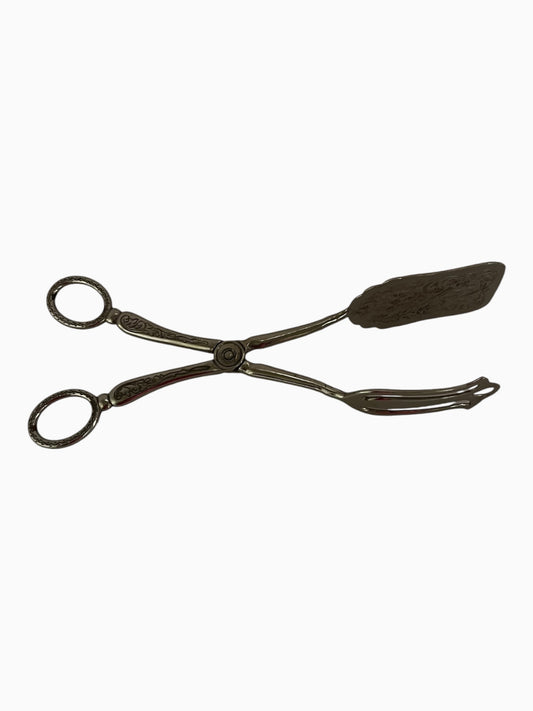 Vintage Silverplate Pastry Tongs