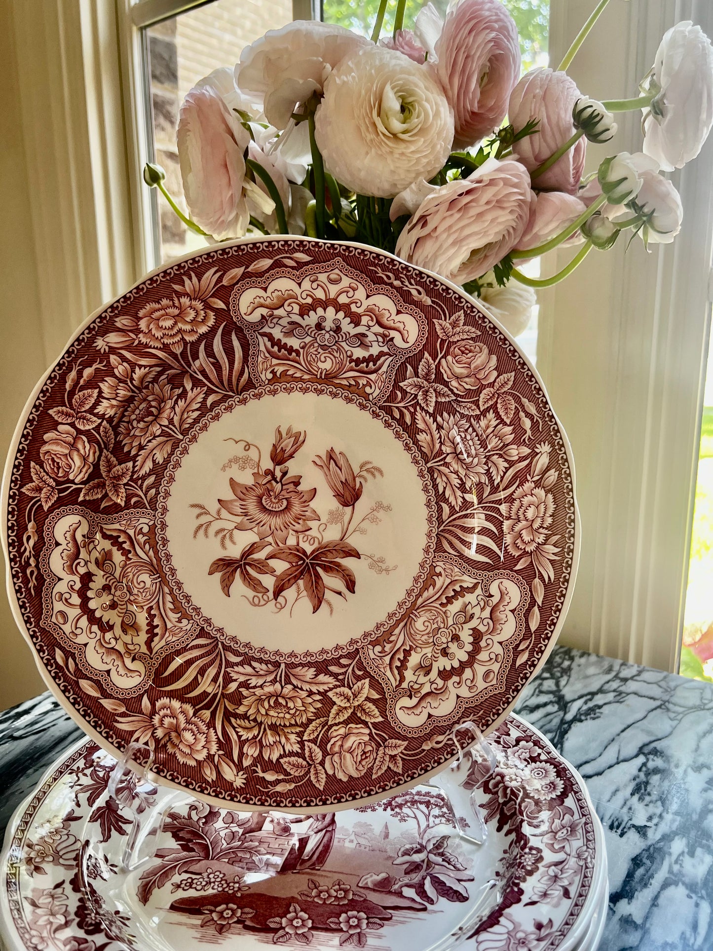 Set of 6 Spode Archive Collection Georgian Series Dinner Plates