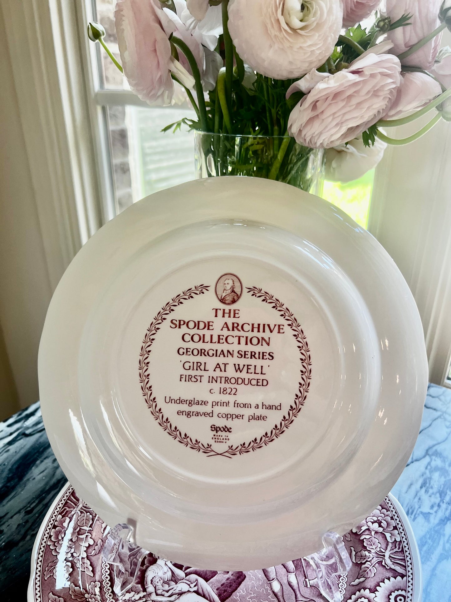 Set of 6 Spode Archive Collection Georgian Series Dinner Plates