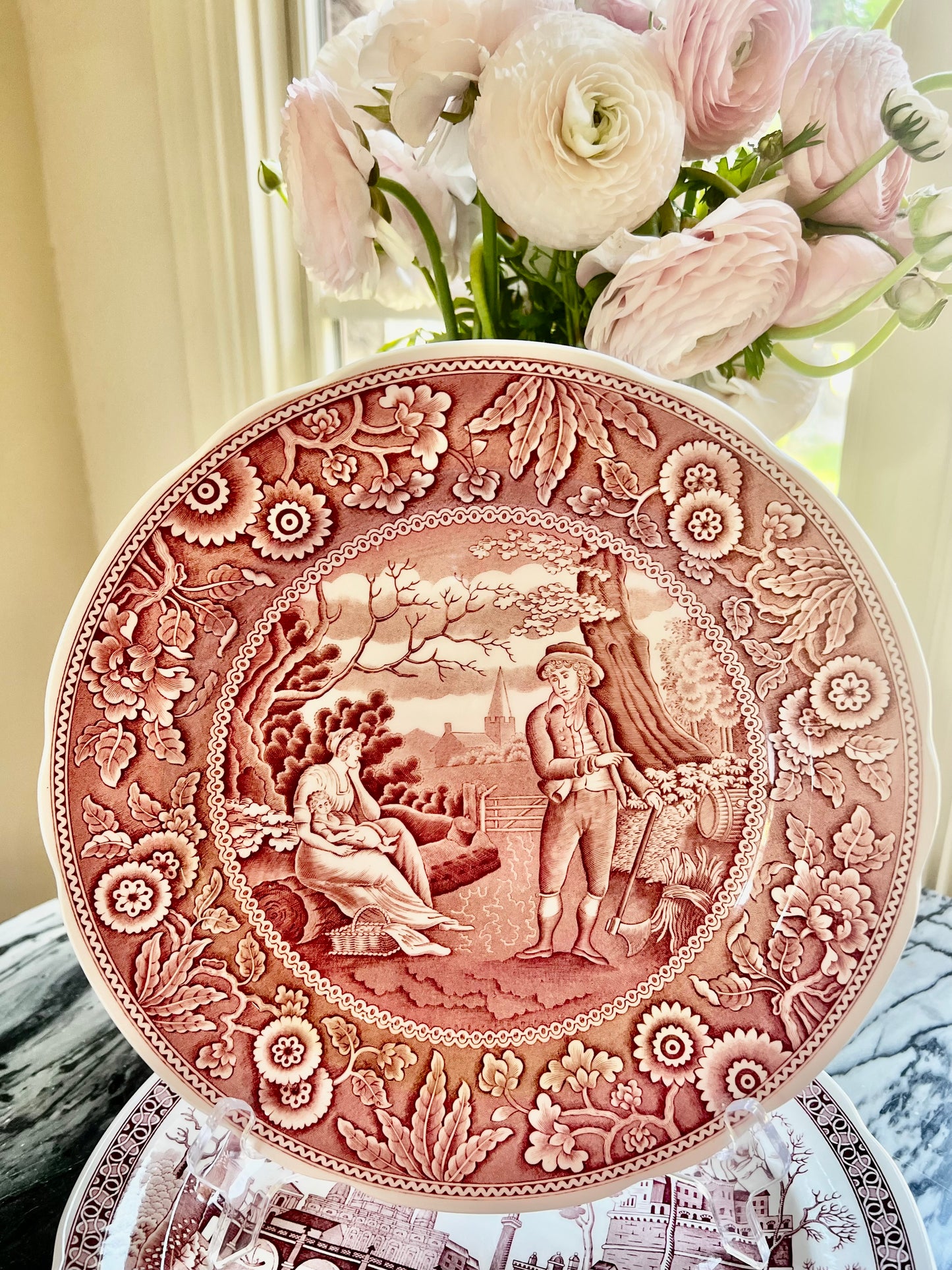 Set of 6 Spode Archive Collection Georgian Series Dinner Plates
