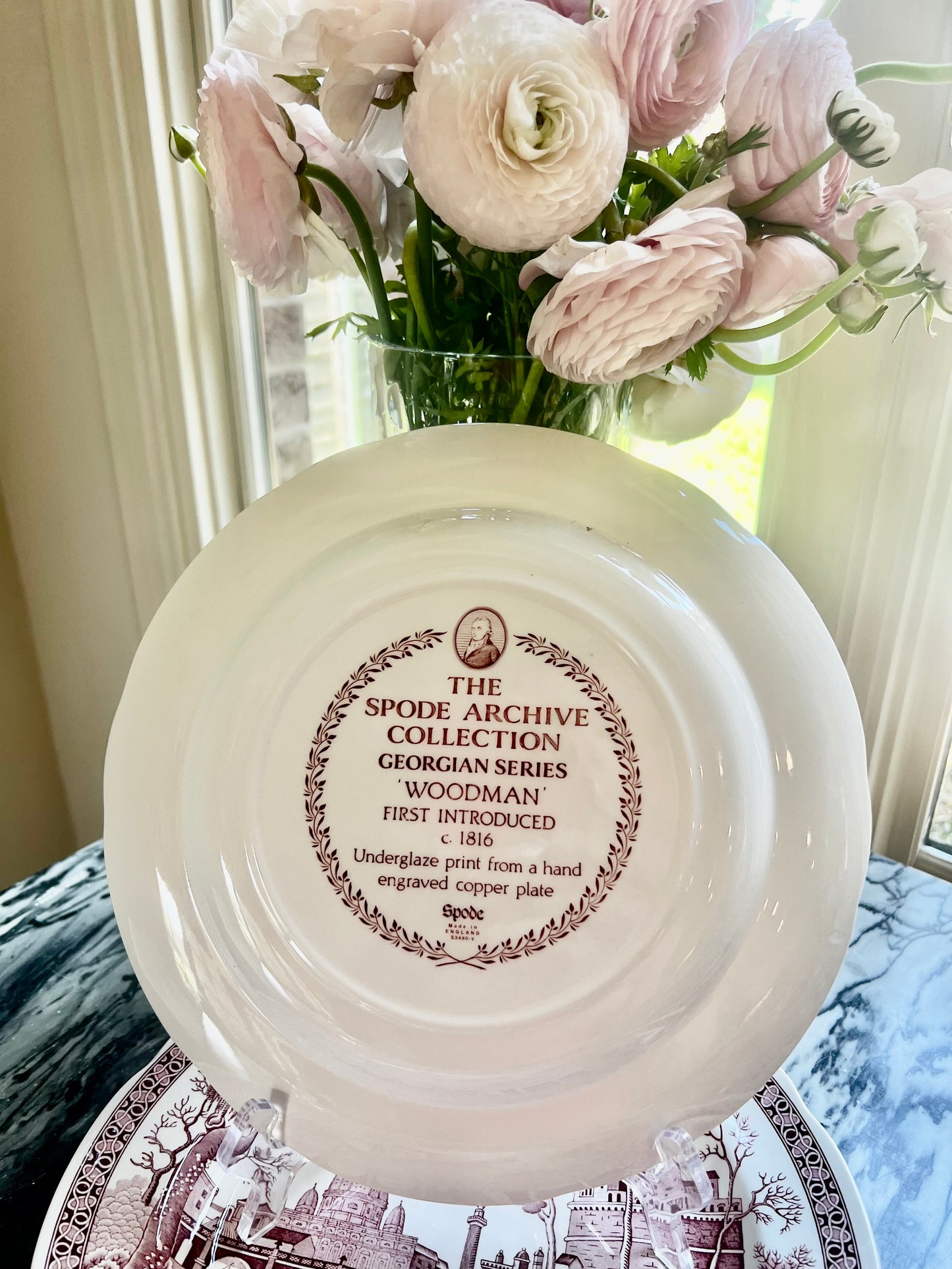 Set of 6 Spode Archive Collection Georgian Series Dinner Plates