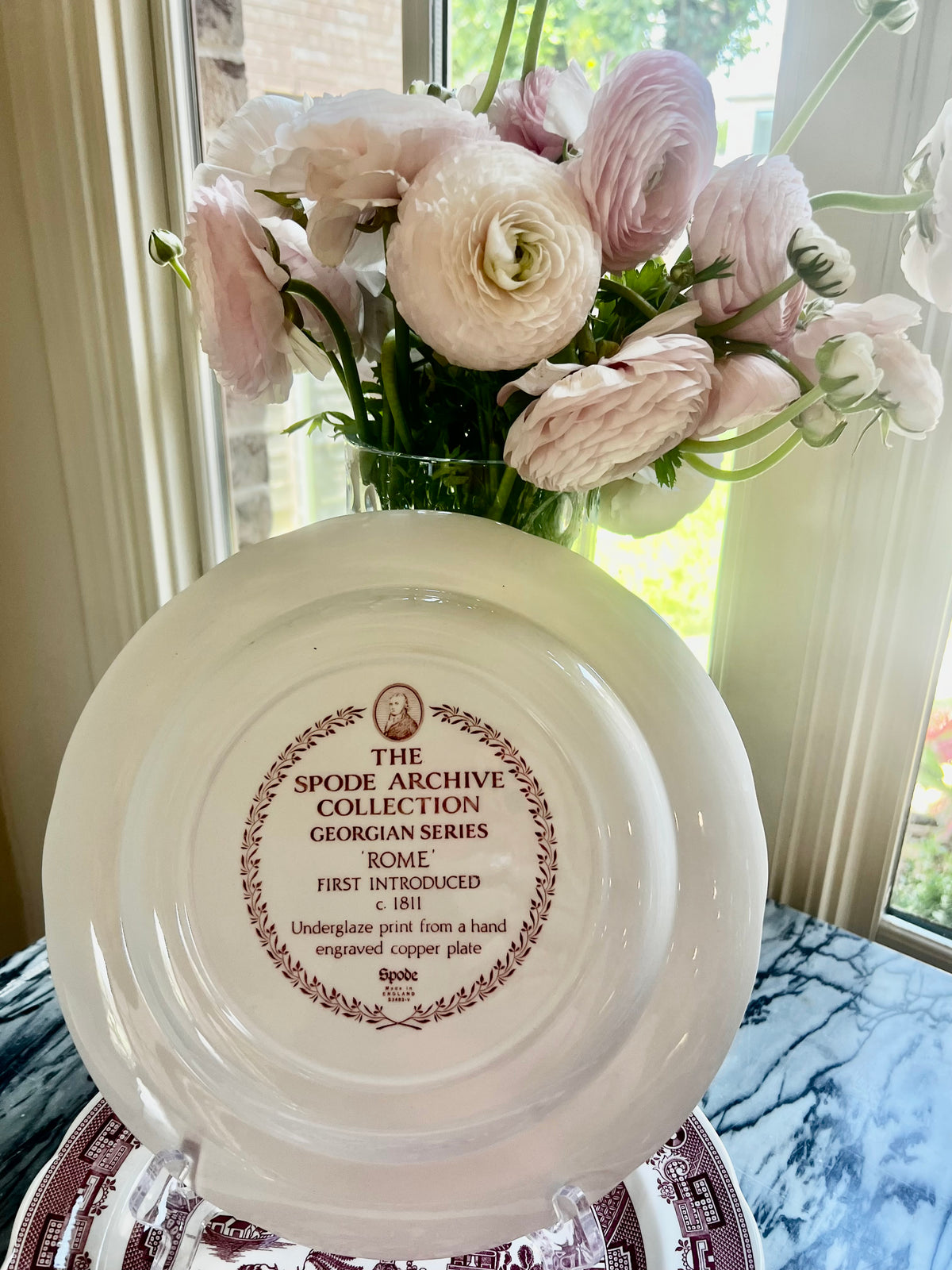 Set of 6 Spode Archive Collection Georgian Series Dinner Plates