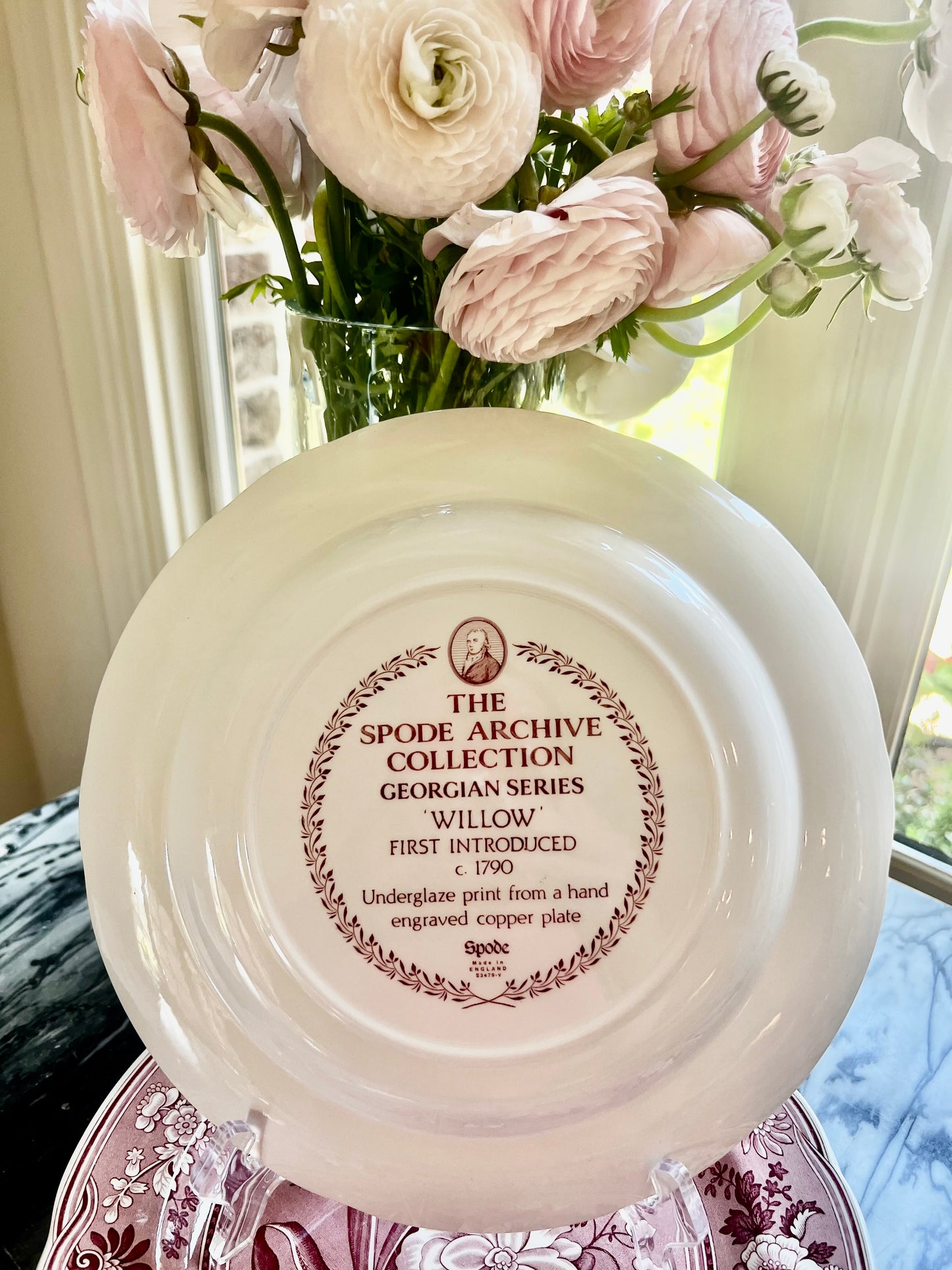Set of 6 Spode Archive Collection Georgian Series Dinner Plates