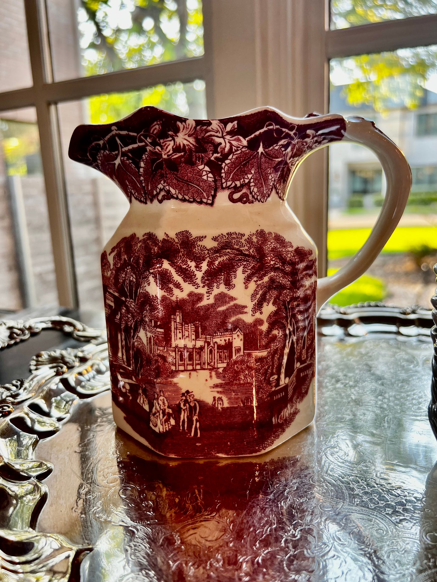 Vintage Mason's Patent Ironstone Pitcher 5 1/2" tall