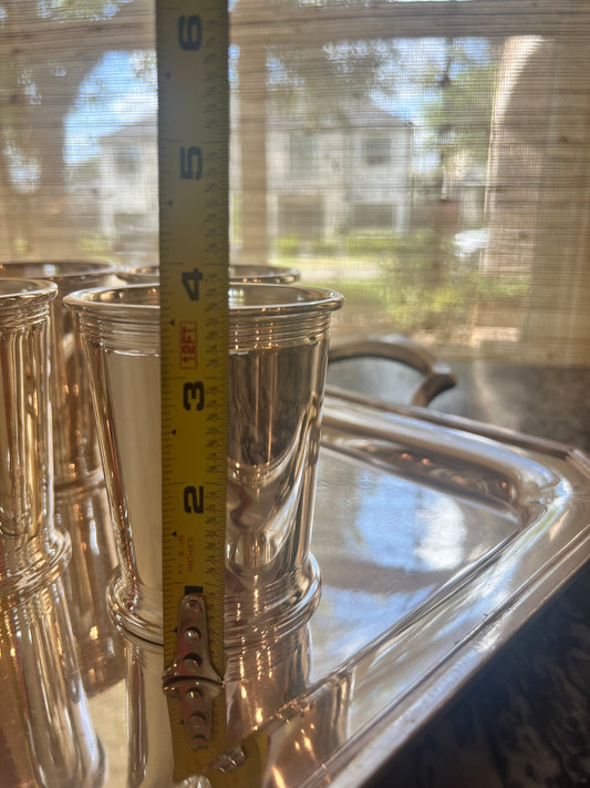 Reed & Barton Silverplate Mint Julep Cups (set of 4)
