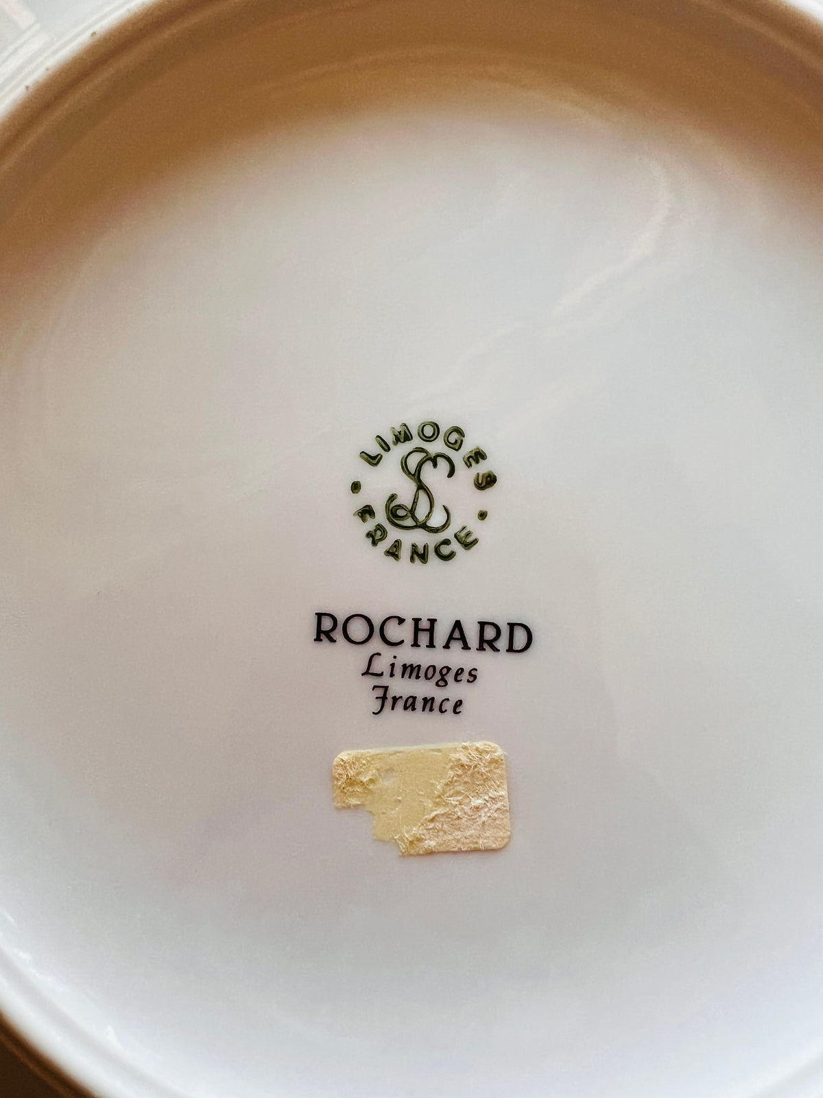 Rochard Limoges French Wine &amp; Cheese Plates | Set of Six