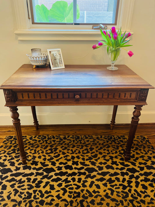 French Louis XVI Walnut Writing Table