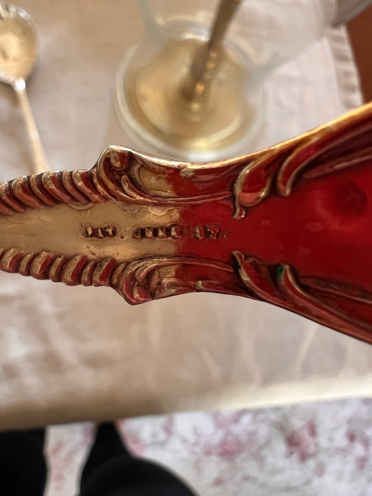 Vintage English Silverplate Serving Spoons | Mixed Pair