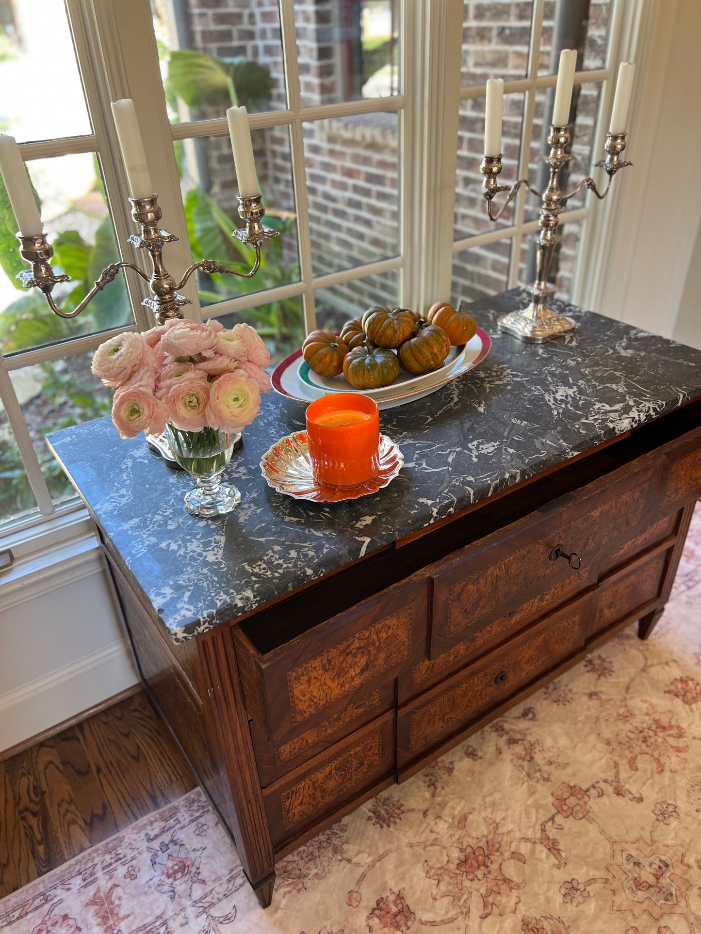 Ornate Silverplate Convertible Candelabras (Set of 2)