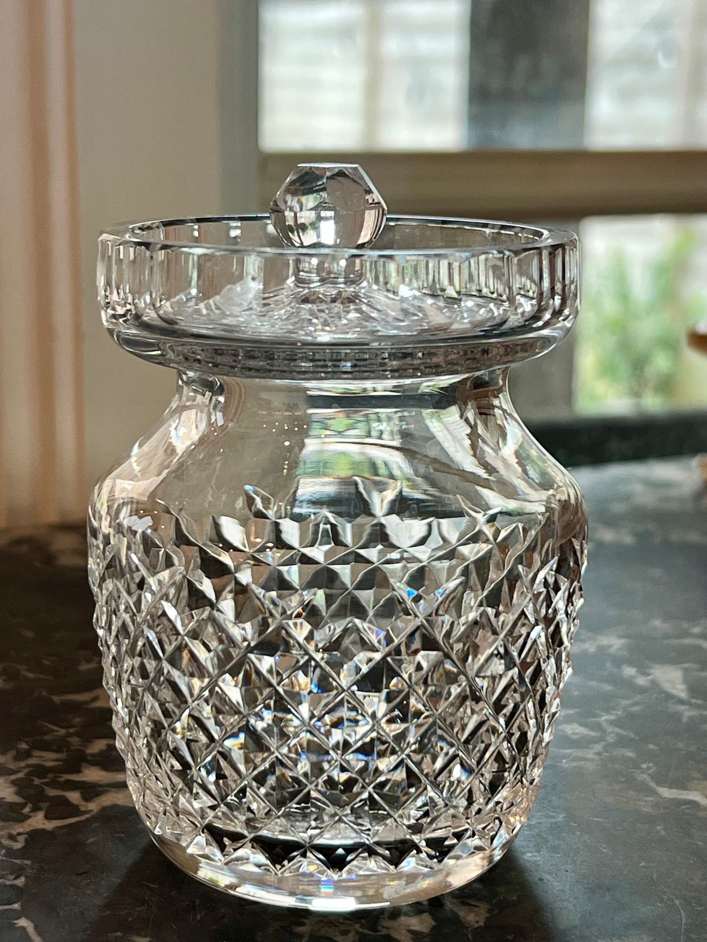 Waterford Crystal Lidded Jam Jar