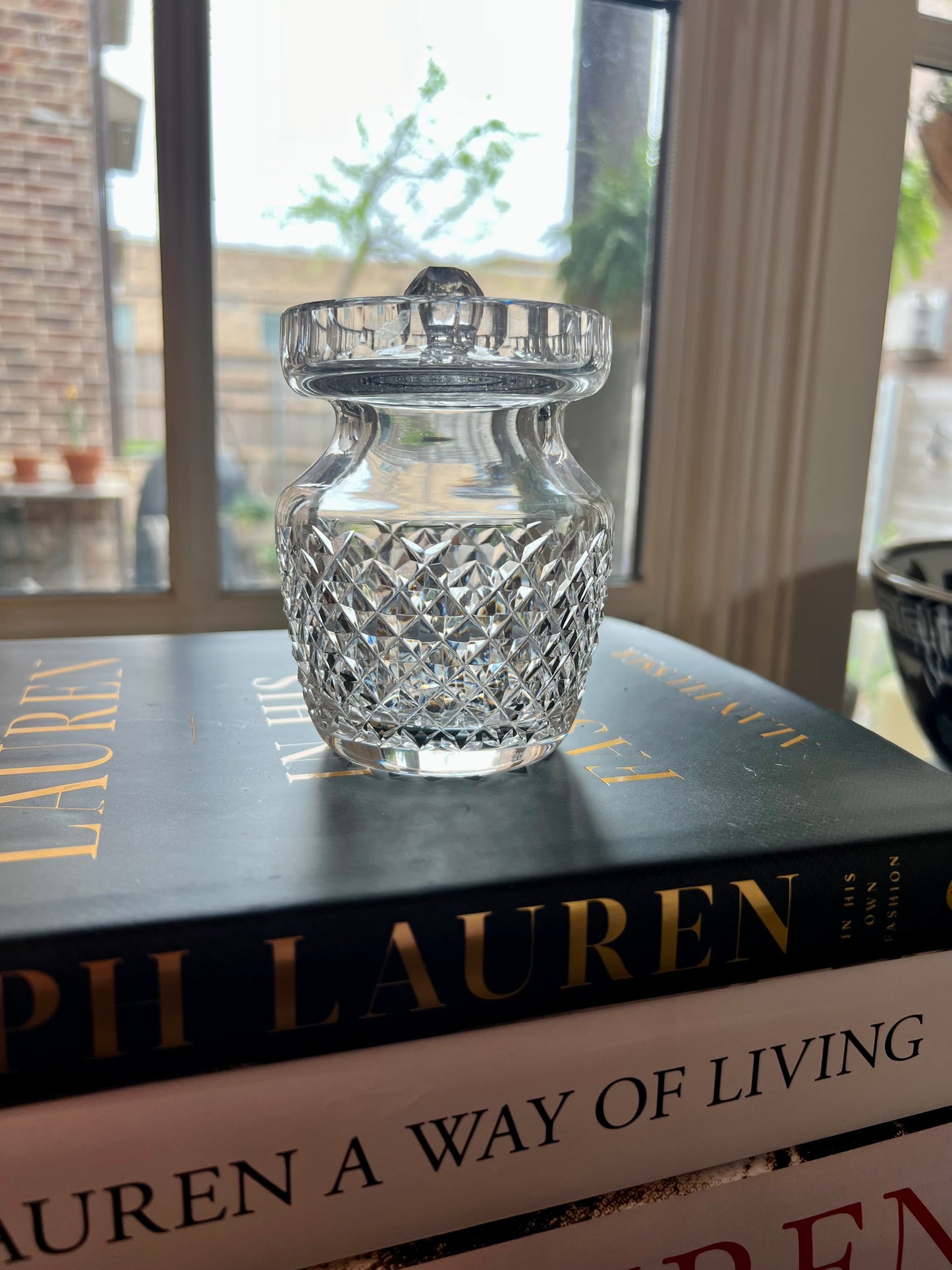 Waterford Crystal Lidded Jam Jar