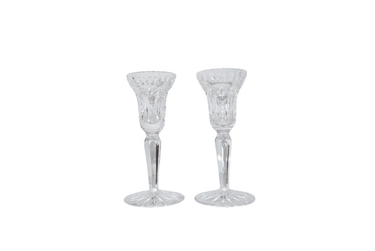Pair of Waterford 6" Crystal Candlesticks